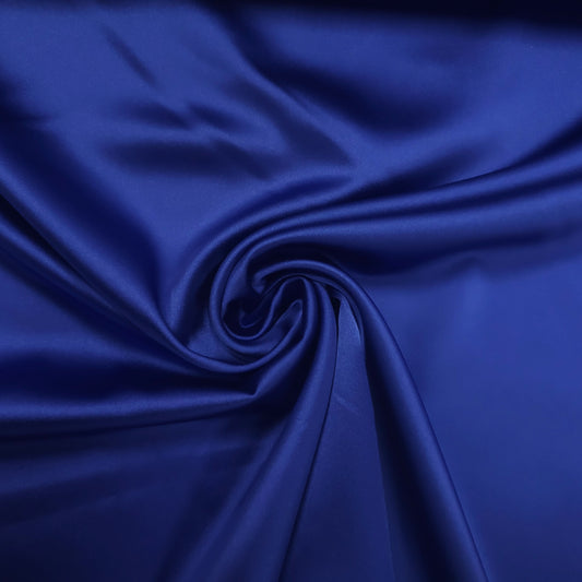 Premium Stretch Satin royalblau CSM-STOFFE