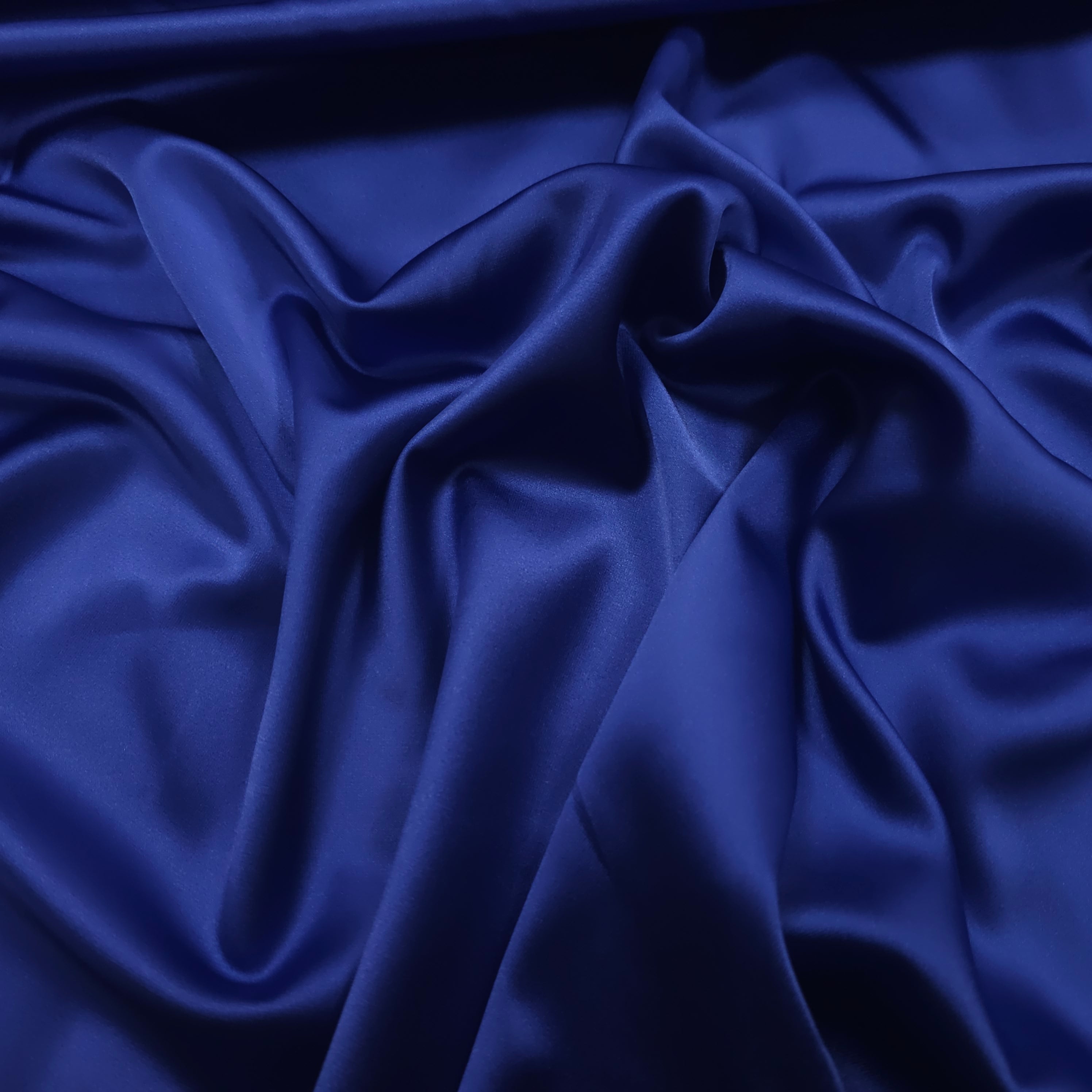 Premium Stretch Satin royalblau CSM-STOFFE