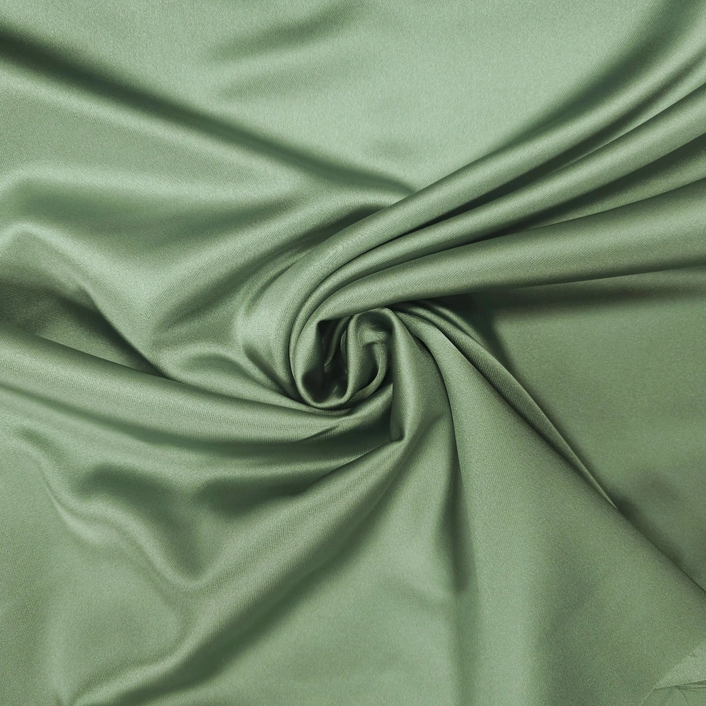 Premium Stretch Satin salbei CSM-STOFFE