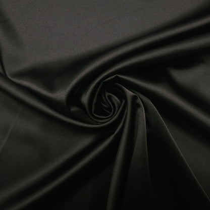 Premium Stretch Satin schwarz CSM-STOFFE