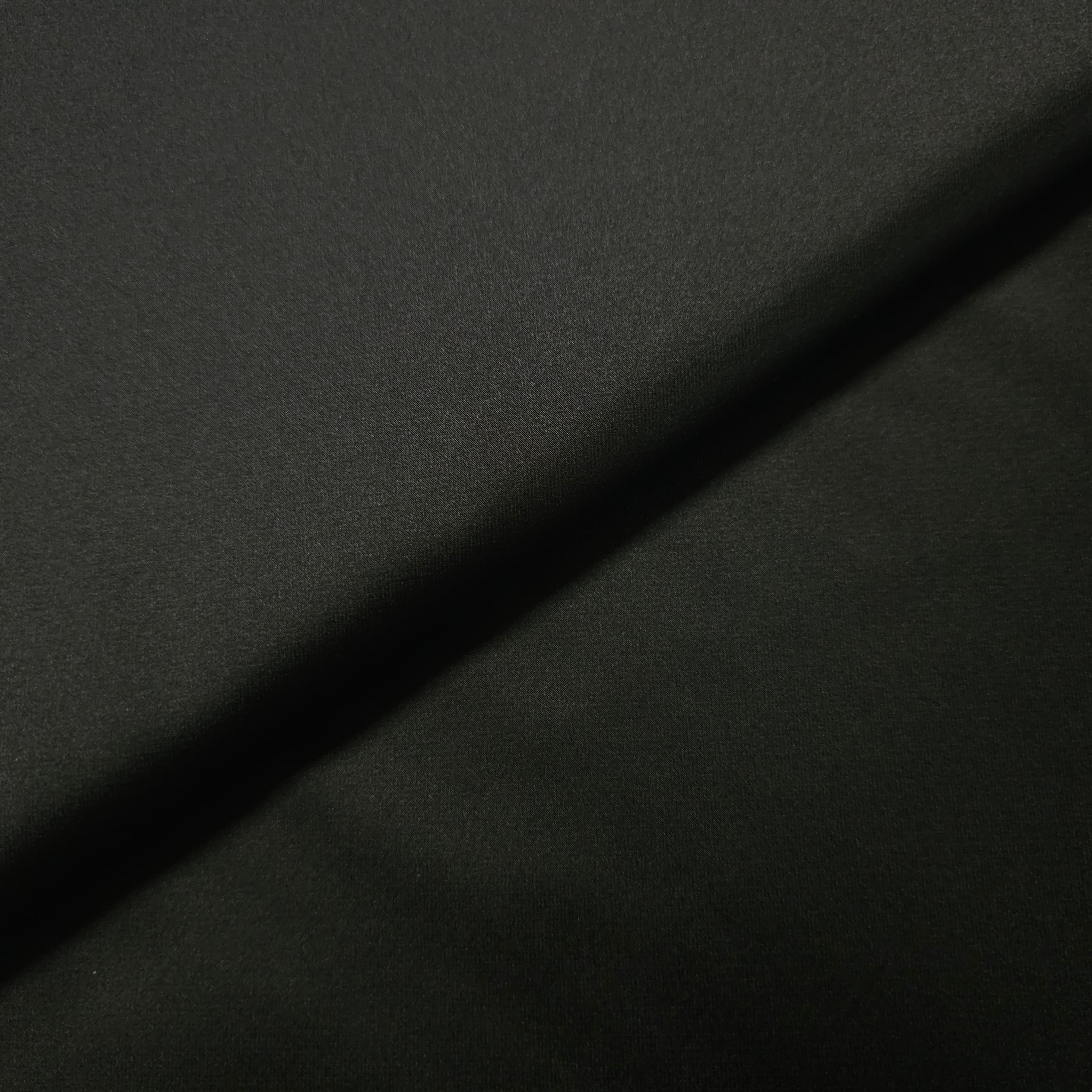 Premium Stretch Satin schwarz CSM-STOFFE
