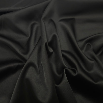 Premium Stretch Satin schwarz CSM-STOFFE