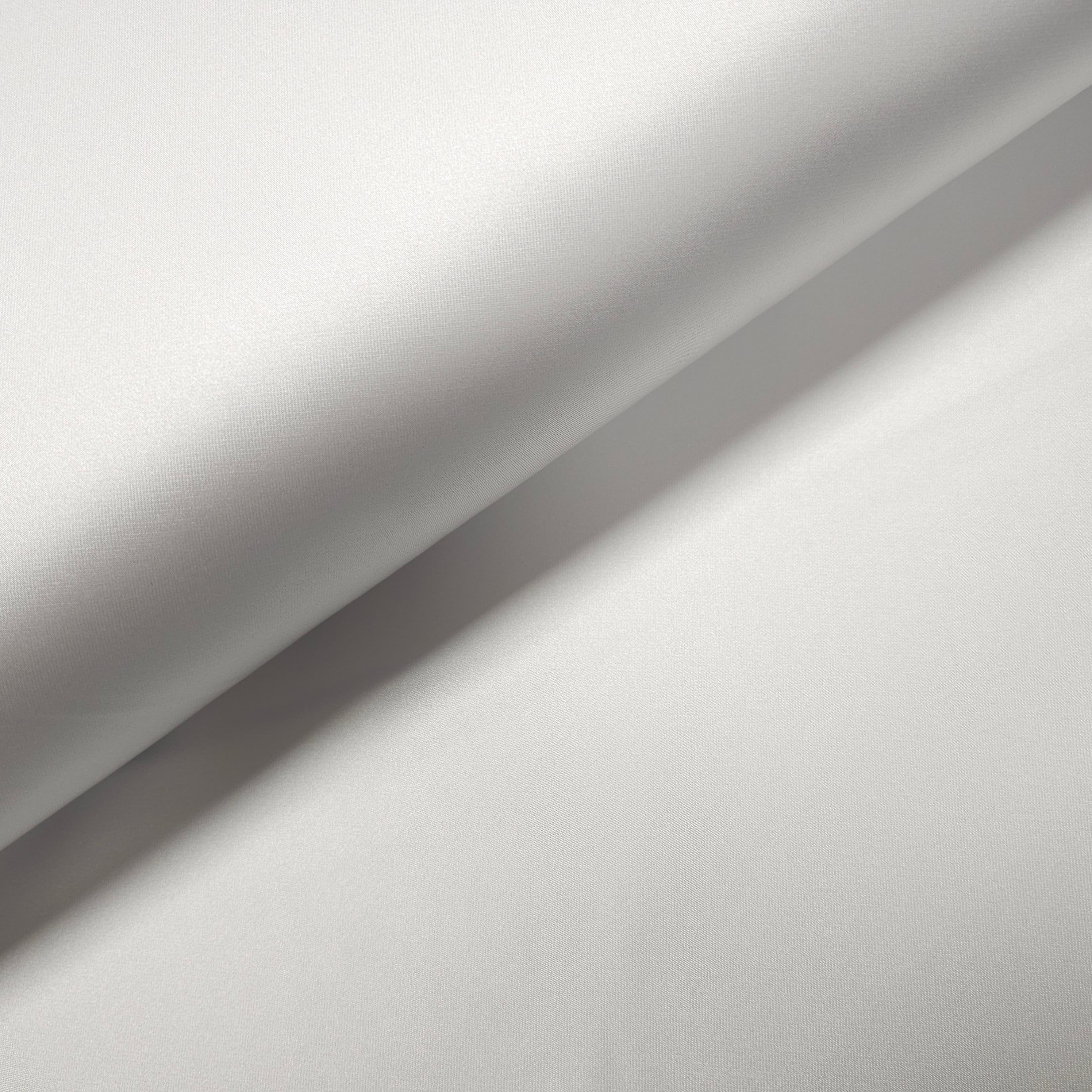 Premium Stretch Satin weiß CSM-STOFFE