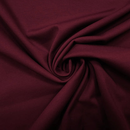 Romanit Jersey uni bordeaux CSM-STOFFE