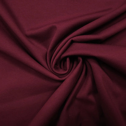 Romanit Jersey uni bordeaux CSM-STOFFE