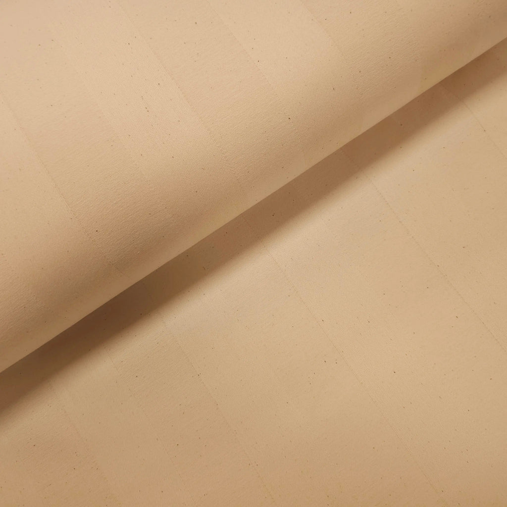 Schwerer Baumwollstoff gestreift natur CSM-STOFFE