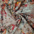Spitze mit Blumenmotiv rosa CSM-STOFFE