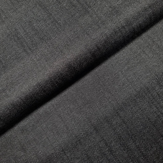 Stretch Jeansstoff schwarz weiß