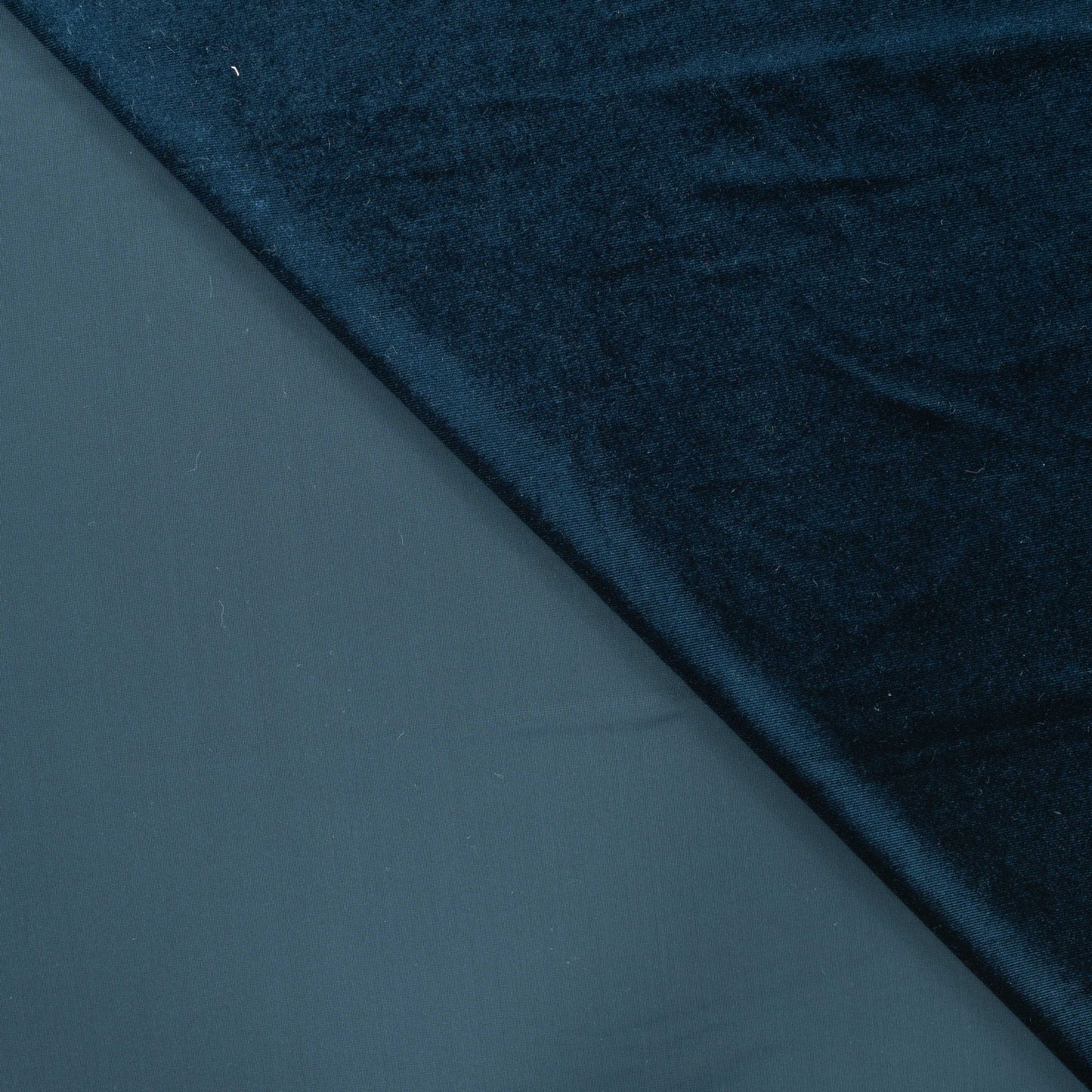 Stretch Samt Dunkelblau CSM-STOFFE