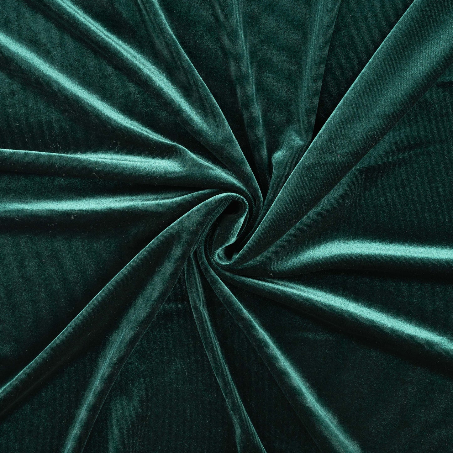 Stretch Samt Dunkelgrün CSM-STOFFE