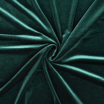 Stretch Samt Dunkelgrün CSM-STOFFE
