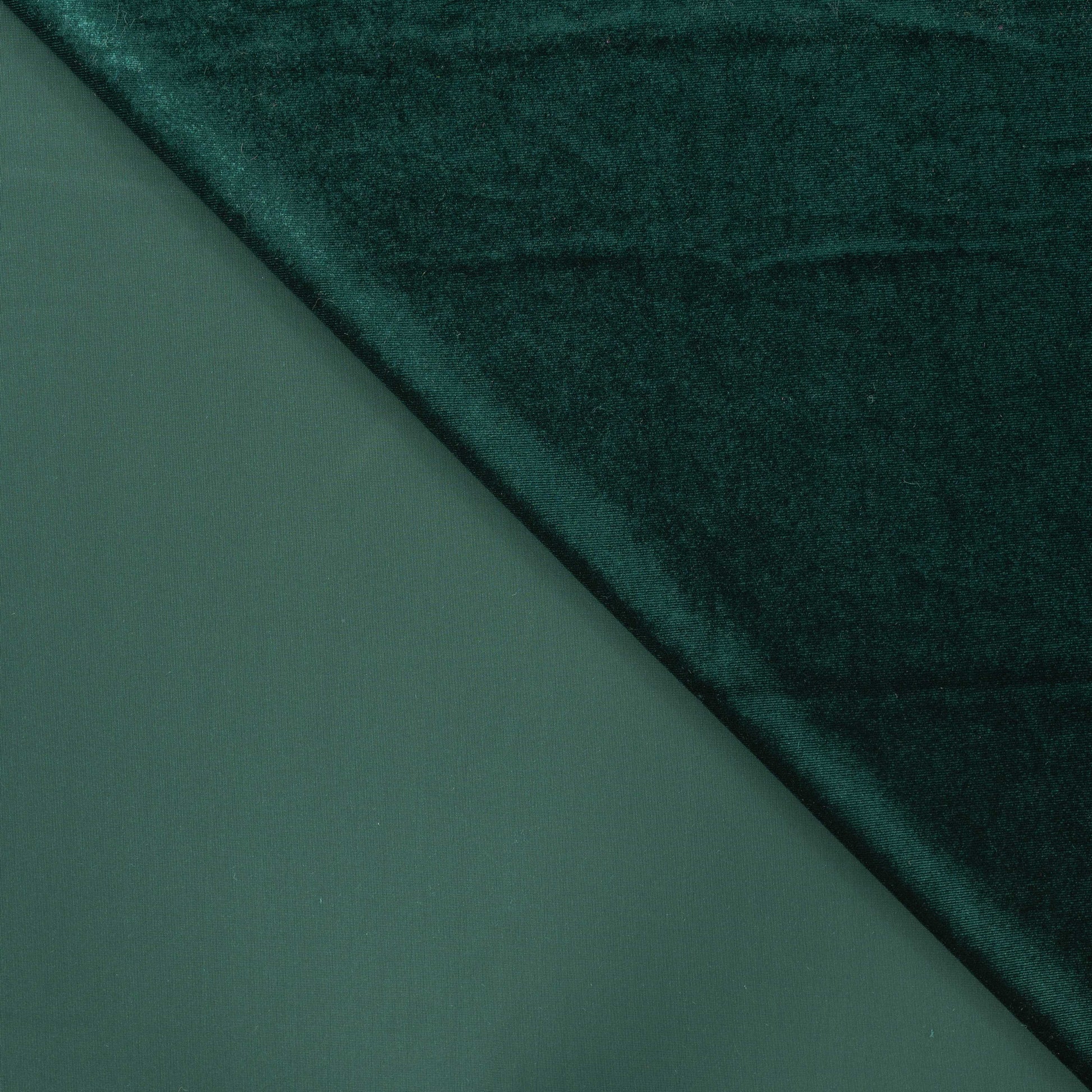 Stretch Samt Dunkelgrün CSM-STOFFE