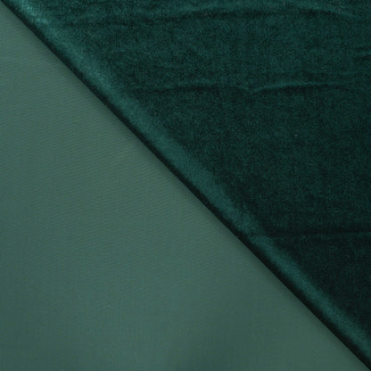 Stretch Samt Dunkelgrün CSM-STOFFE