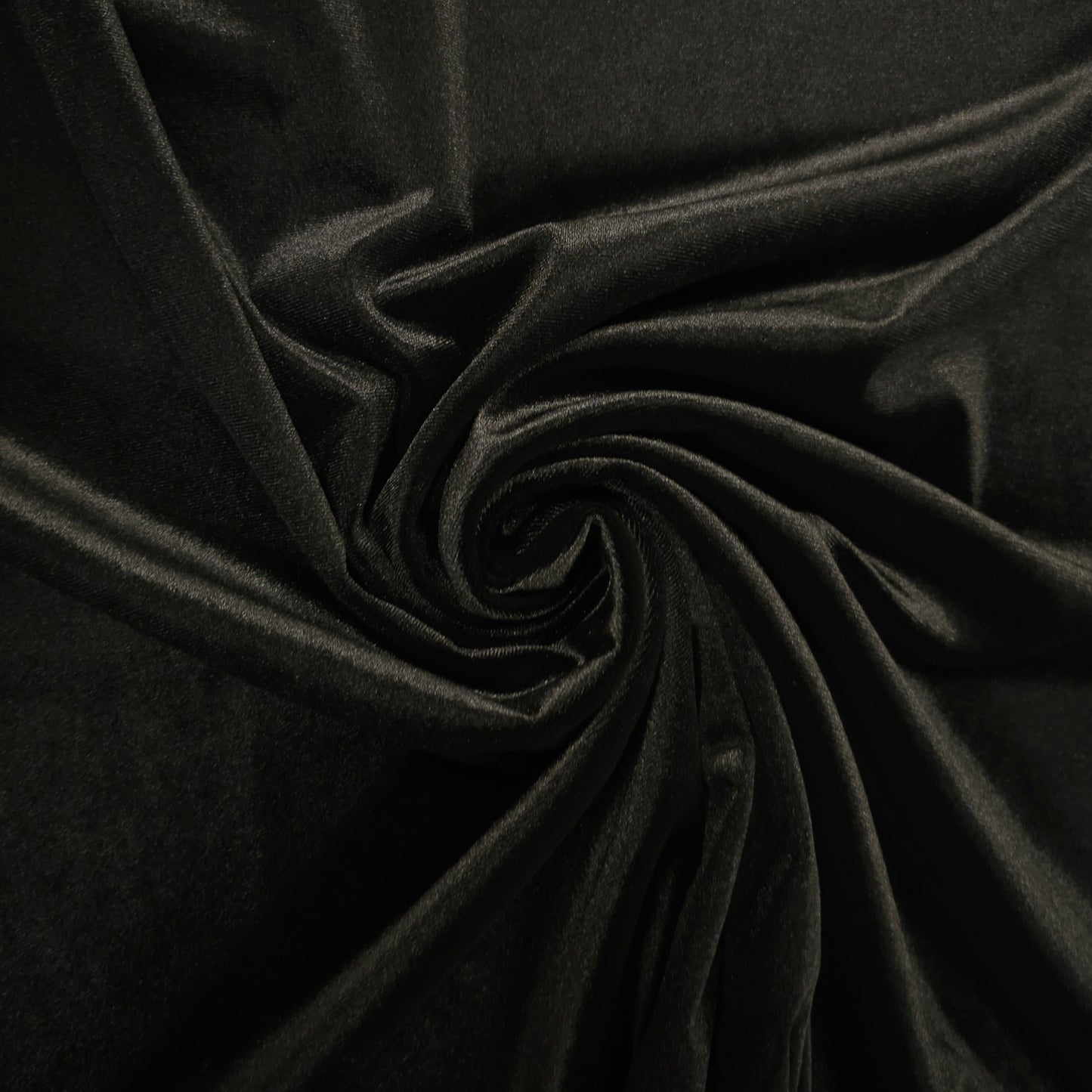 Stretch Samt Schwarz CSM-STOFFE