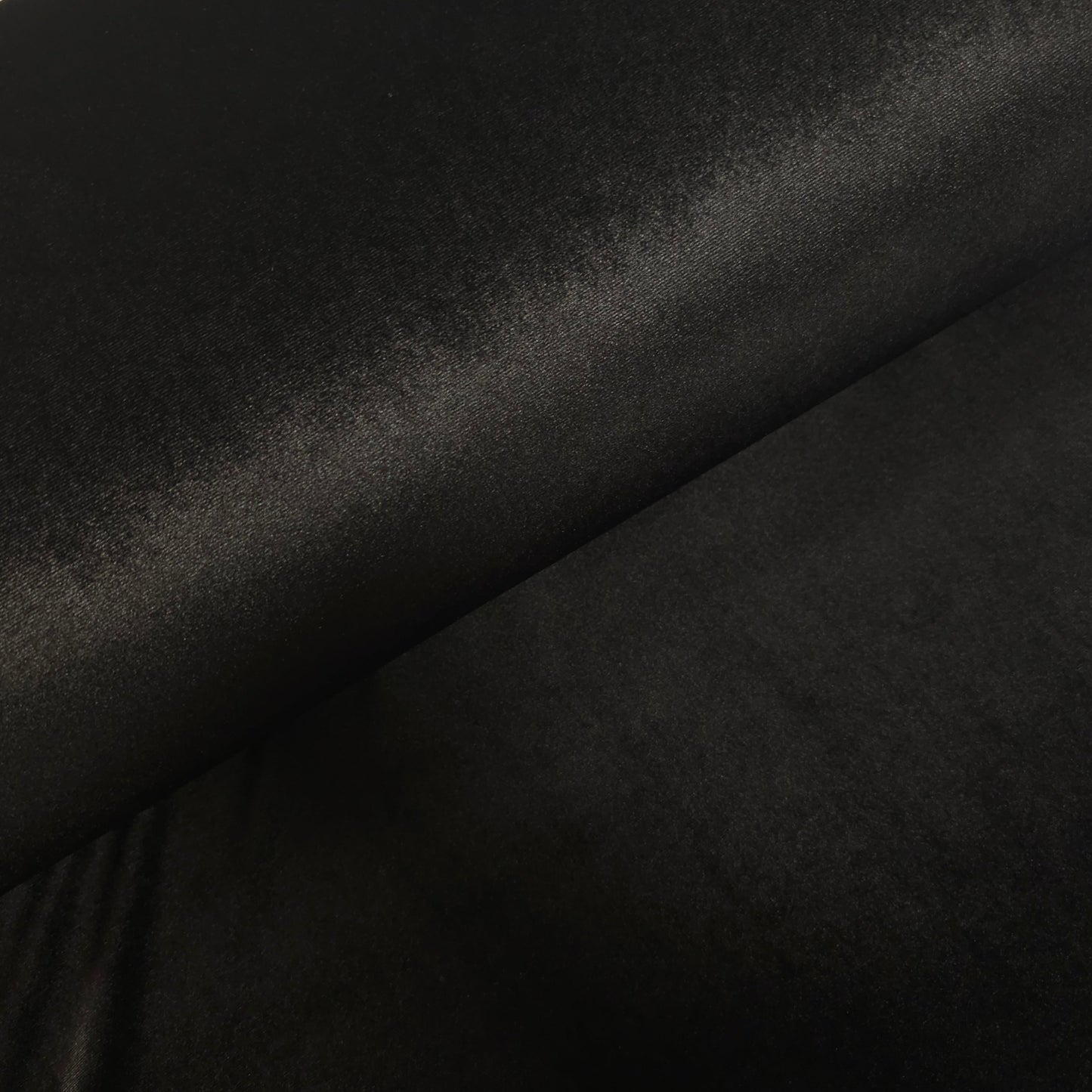 Stretch Samt Schwarz CSM-STOFFE