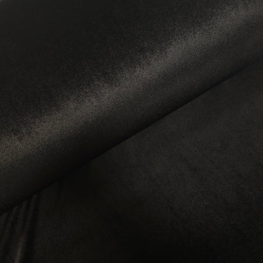 Stretch Samt Schwarz CSM-STOFFE