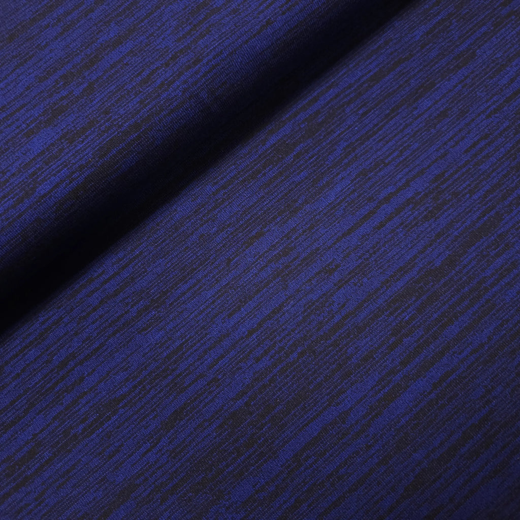 Strick Jersey gestreift dunkelblau CSM-STOFFE