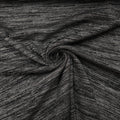 Strick Jersey gestreift grau CSM-STOFFE
