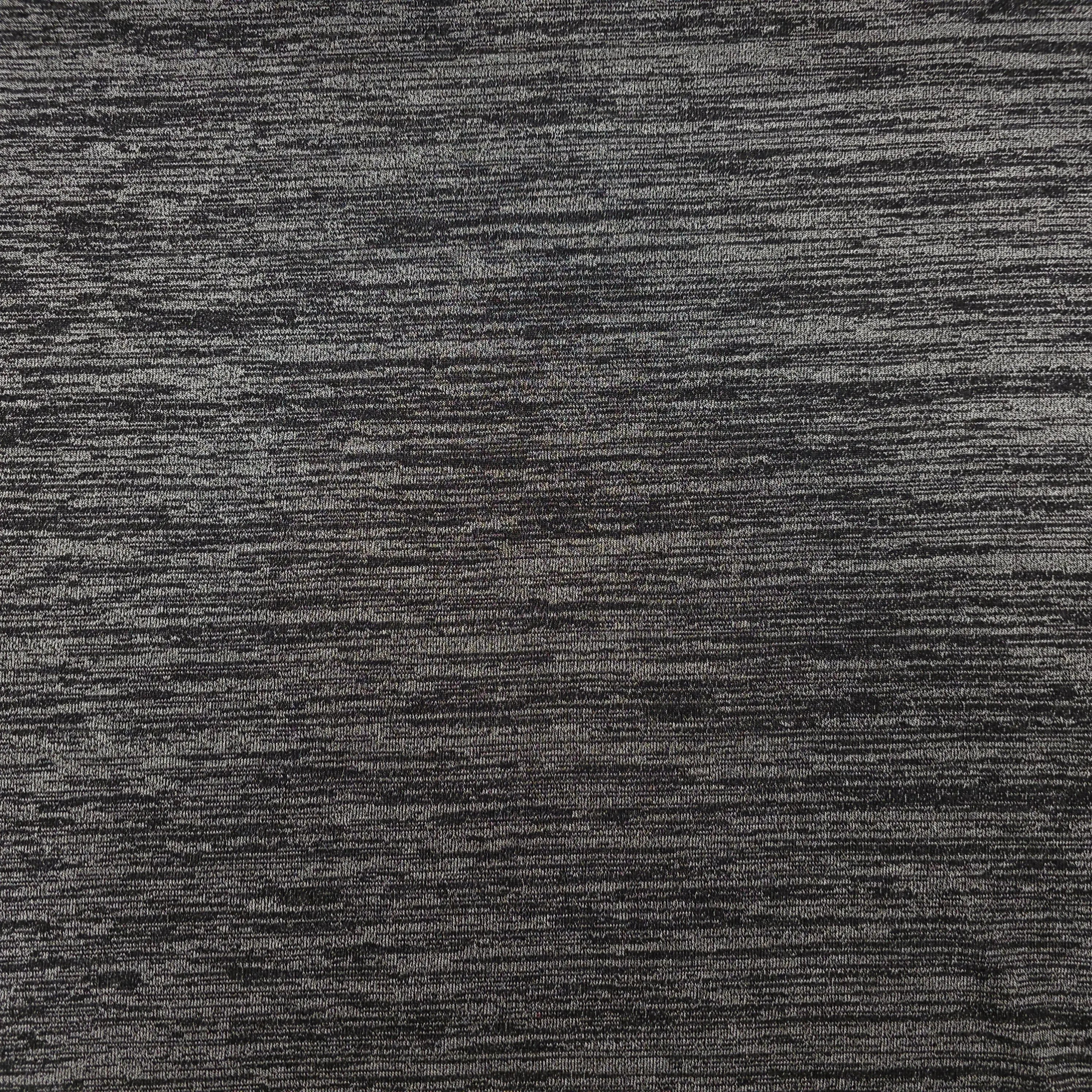 Strick Jersey gestreift grau CSM-STOFFE