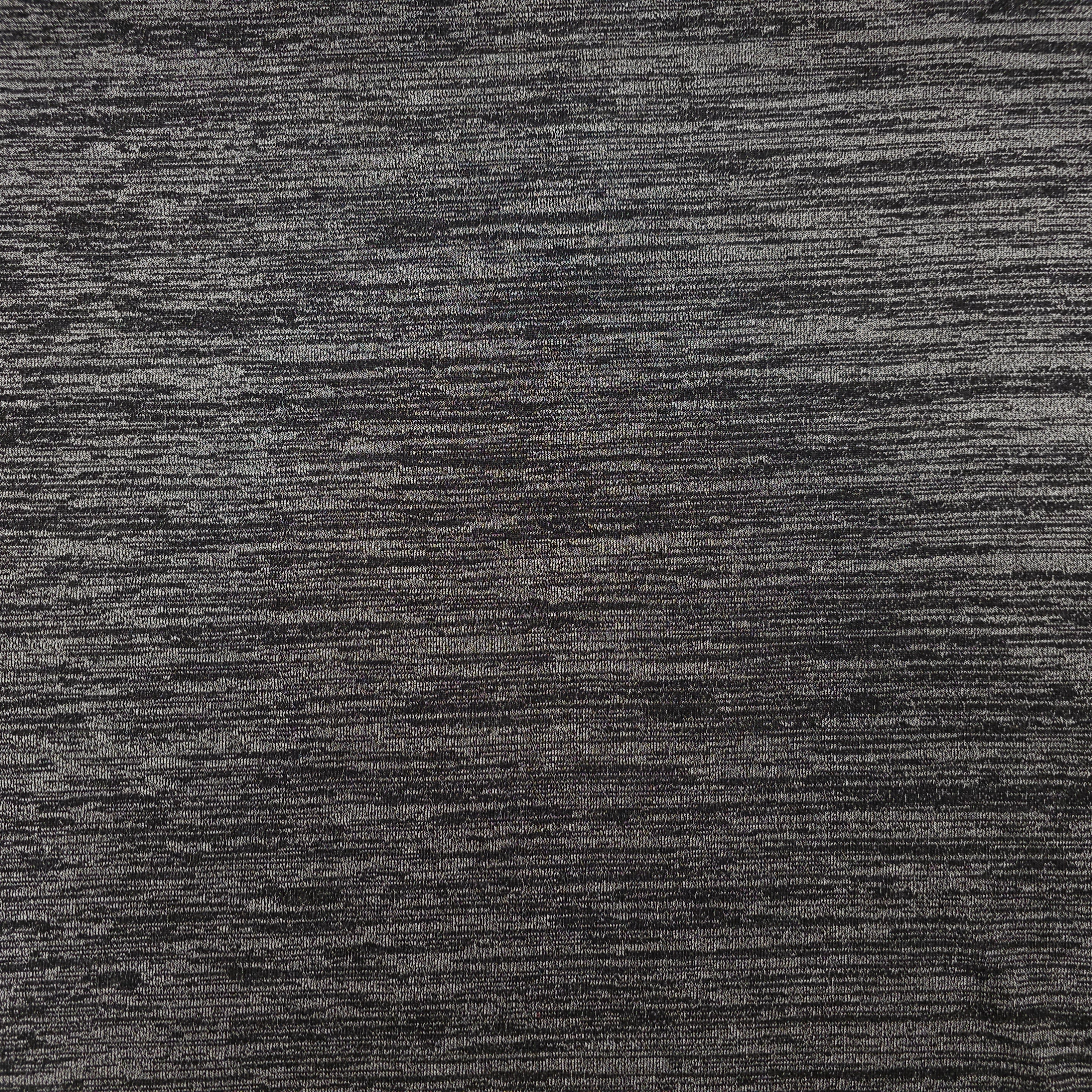 Strick Jersey gestreift grau CSM-STOFFE