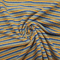 Strick Jersey gestreift mehrfarbig blau CSM-STOFFE