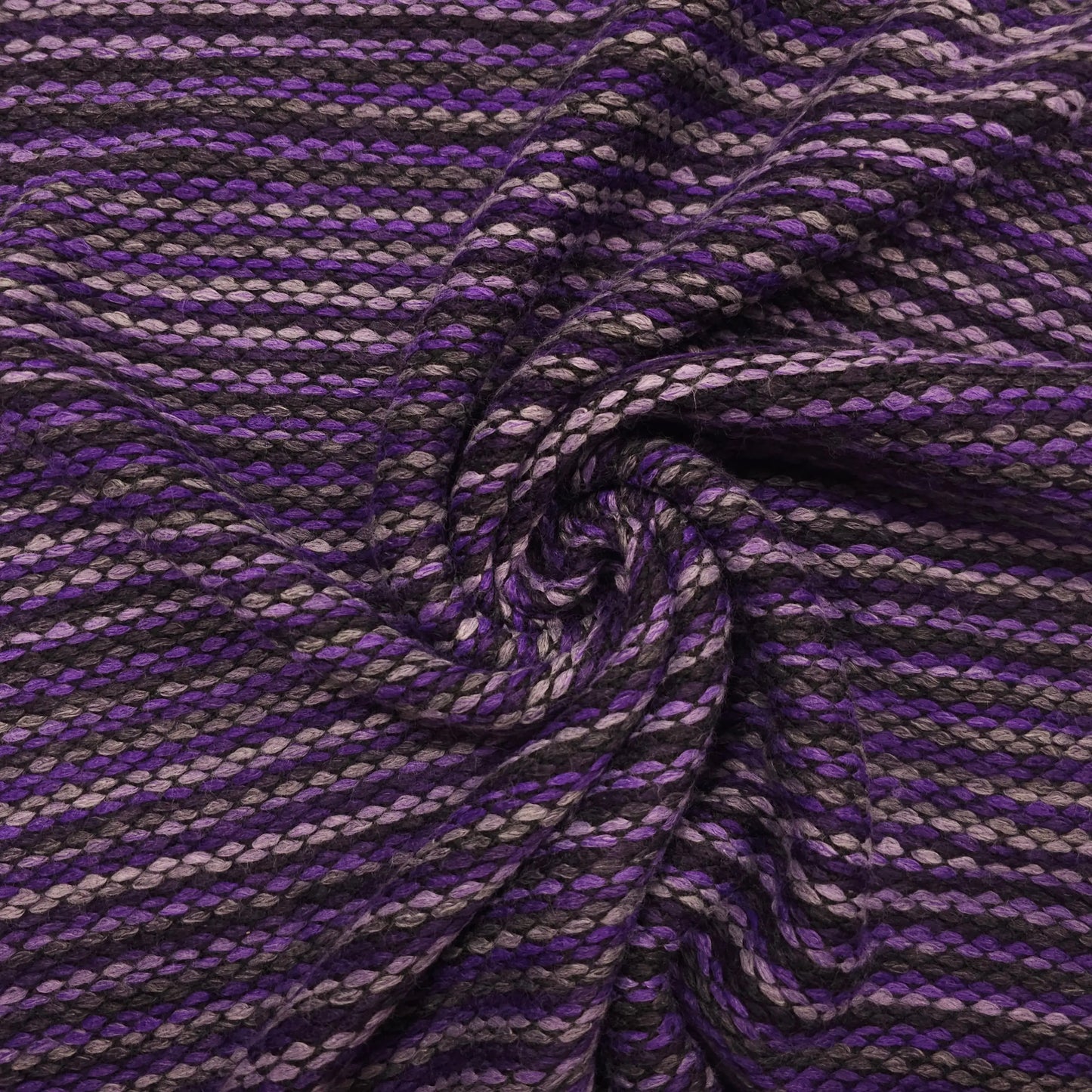 Strickstoff lila Streifen CSM-STOFFE