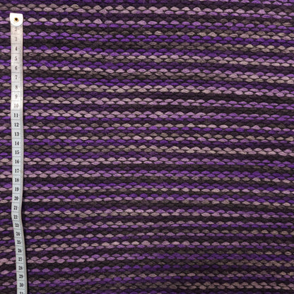 Strickstoff lila Streifen CSM-STOFFE