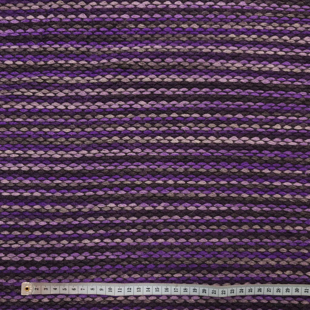 Strickstoff lila Streifen CSM-STOFFE