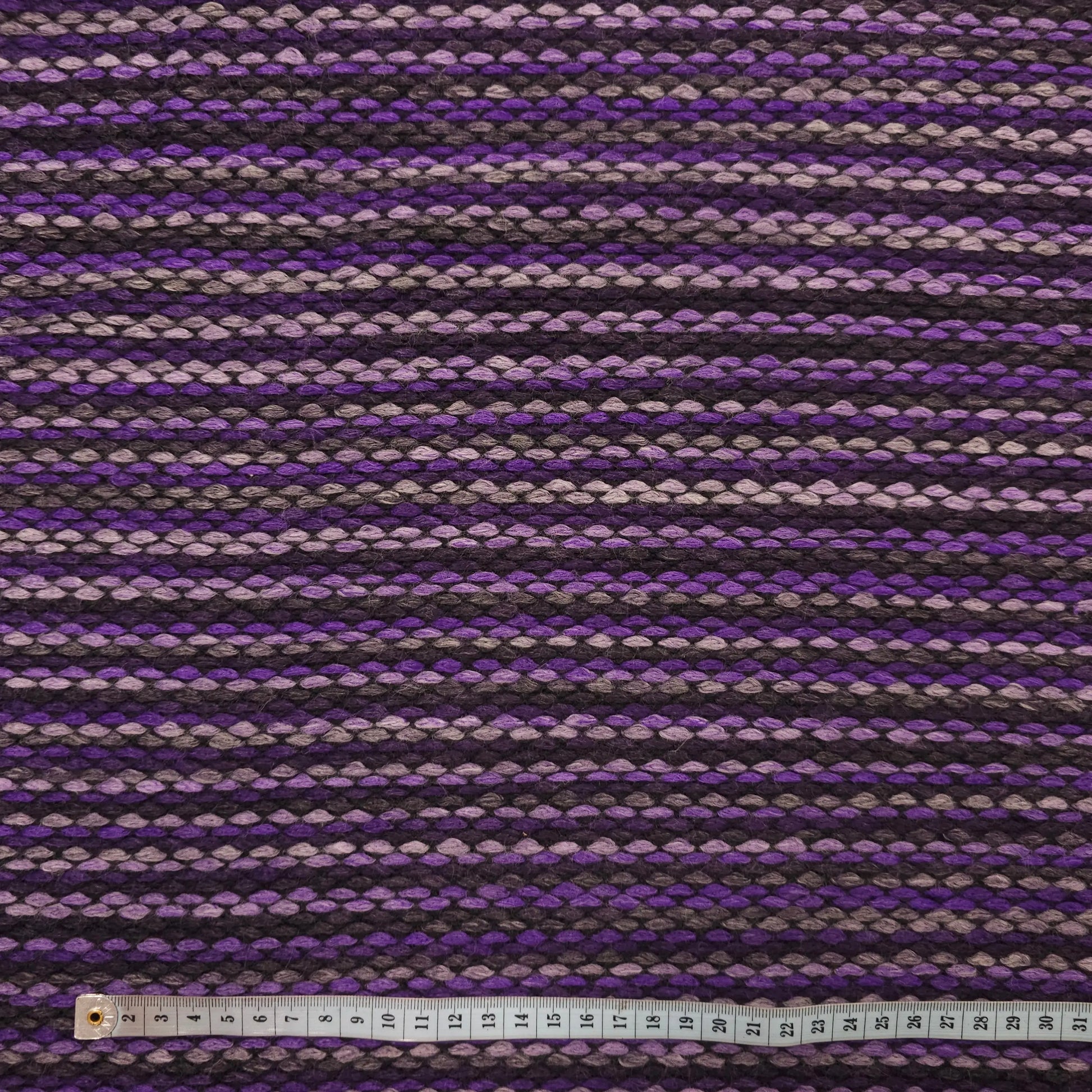 Strickstoff lila Streifen CSM-STOFFE