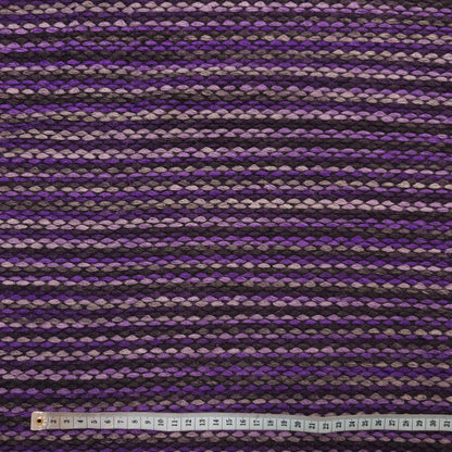 Strickstoff lila Streifen CSM-STOFFE