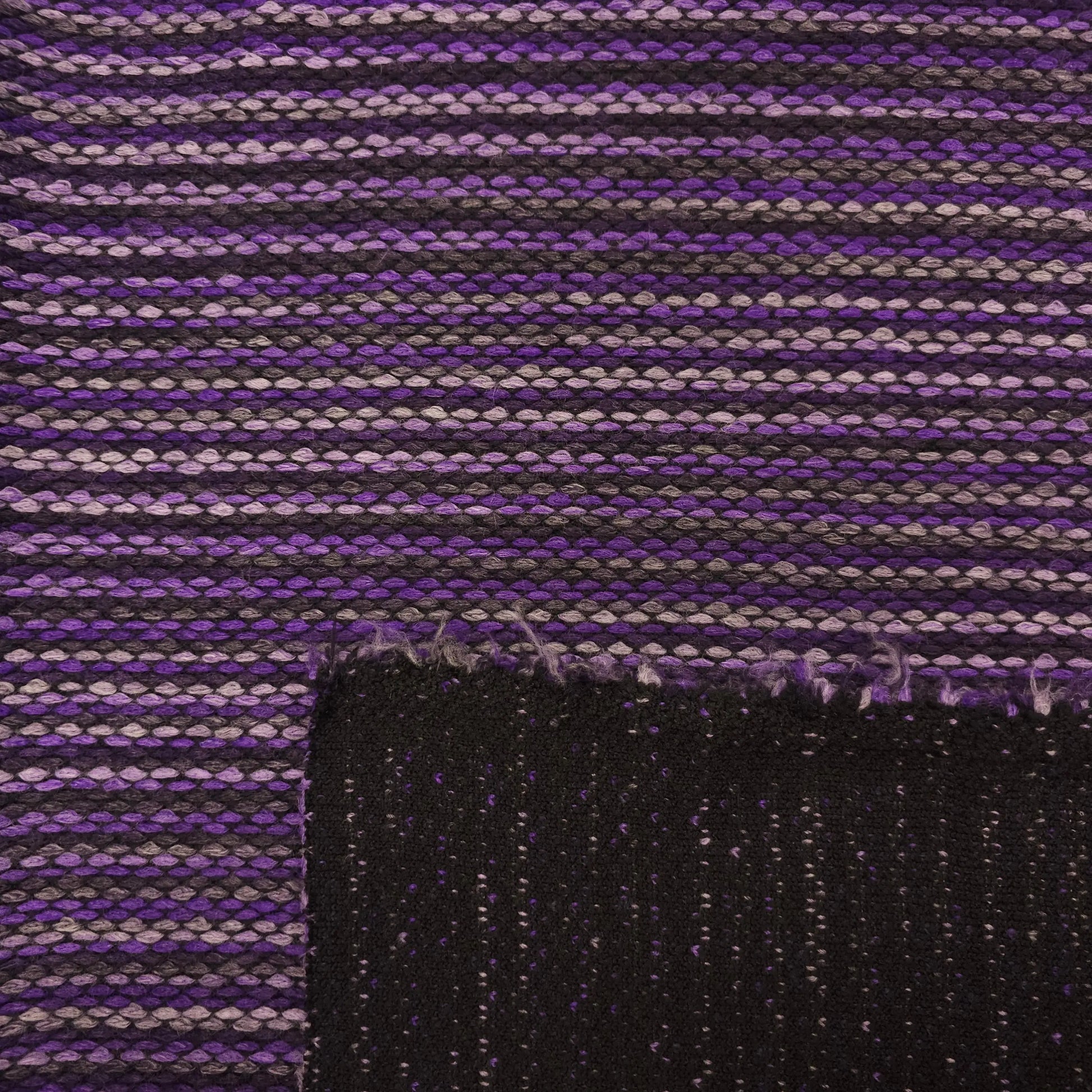 Strickstoff lila Streifen CSM-STOFFE