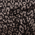 Strickstoff schwarz abstraktes Muster CSM-STOFFE