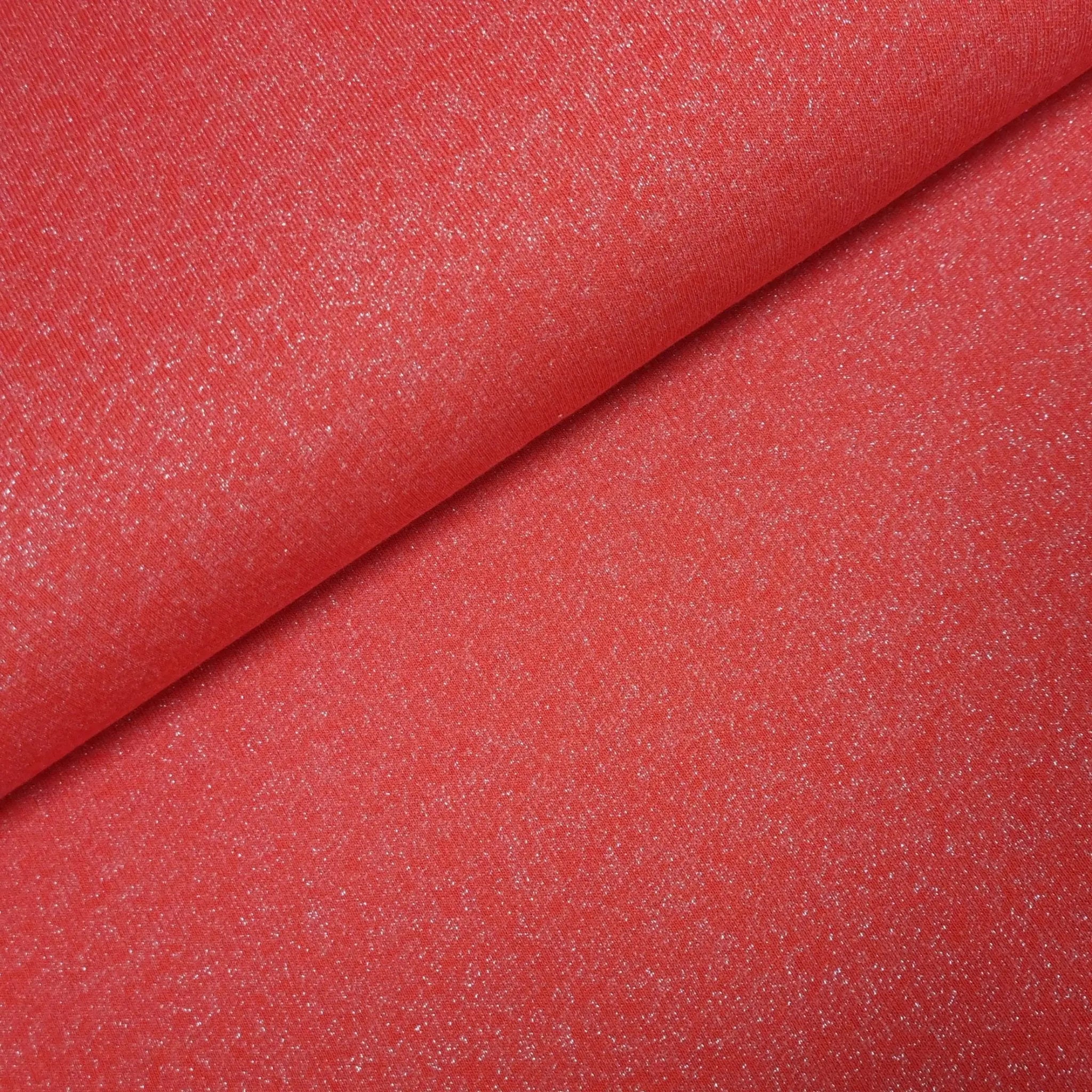 Sweatstoff rot Lurex