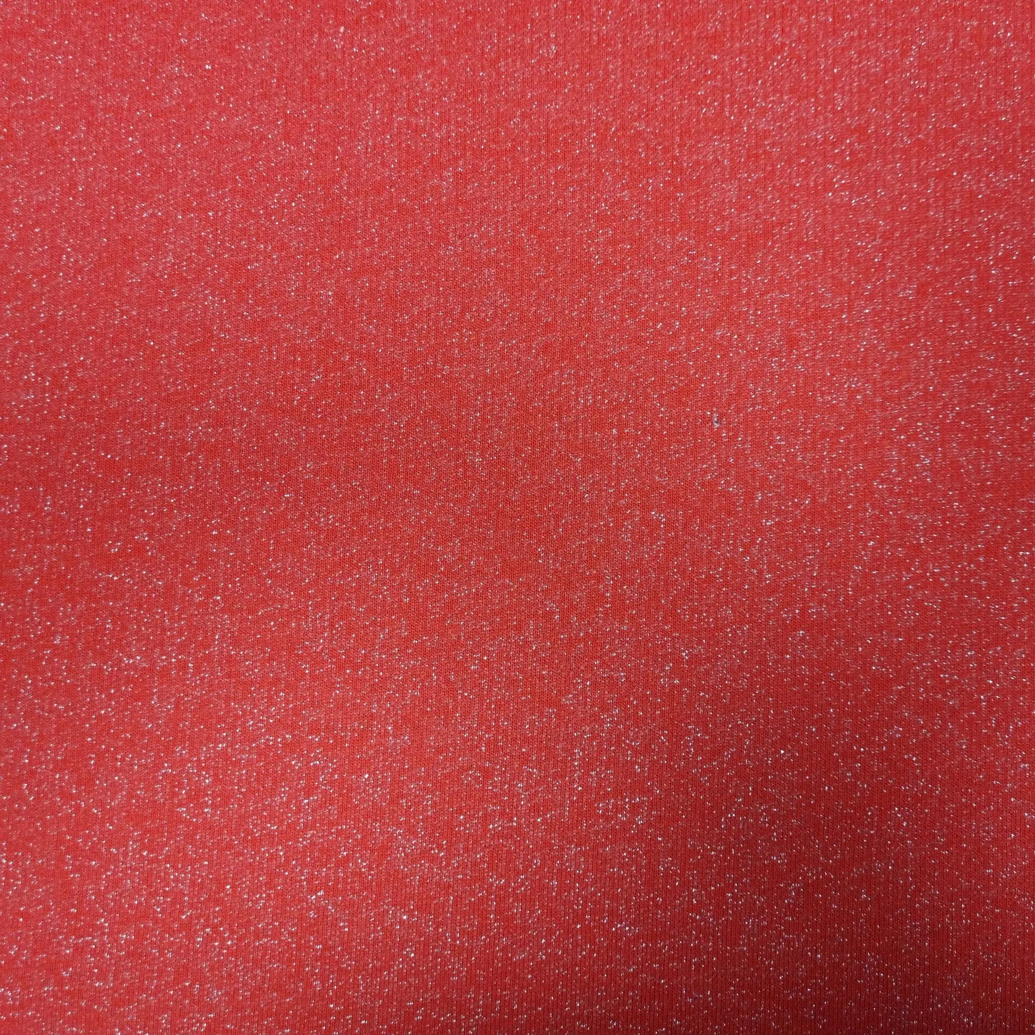 Sweatstoff rot Lurex