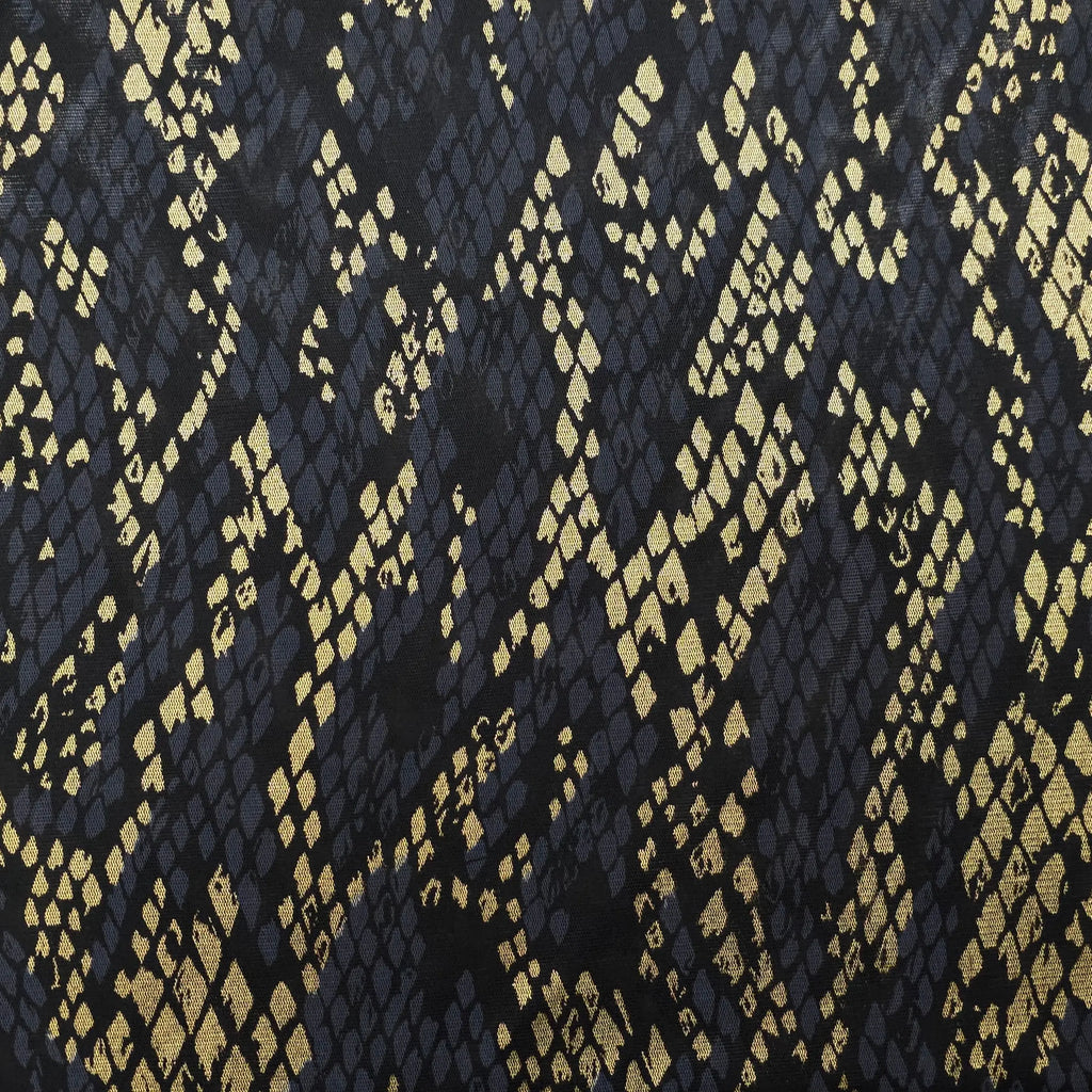 Tüll/Mesh stoff mit schlangen Motiv in Lila oder Blau CSM-STOFFE