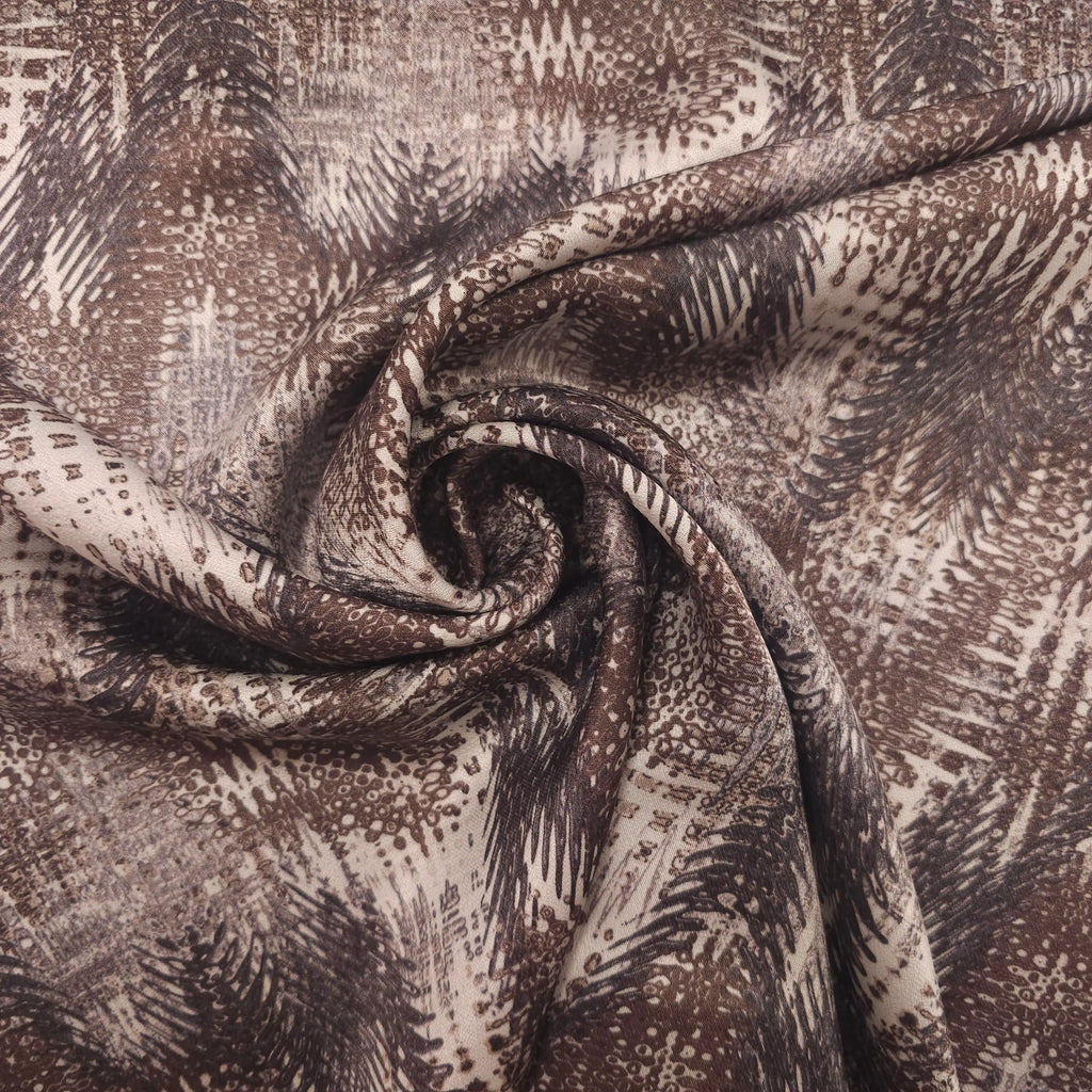Viskose Satin sand abstrakt CSM-STOFFE