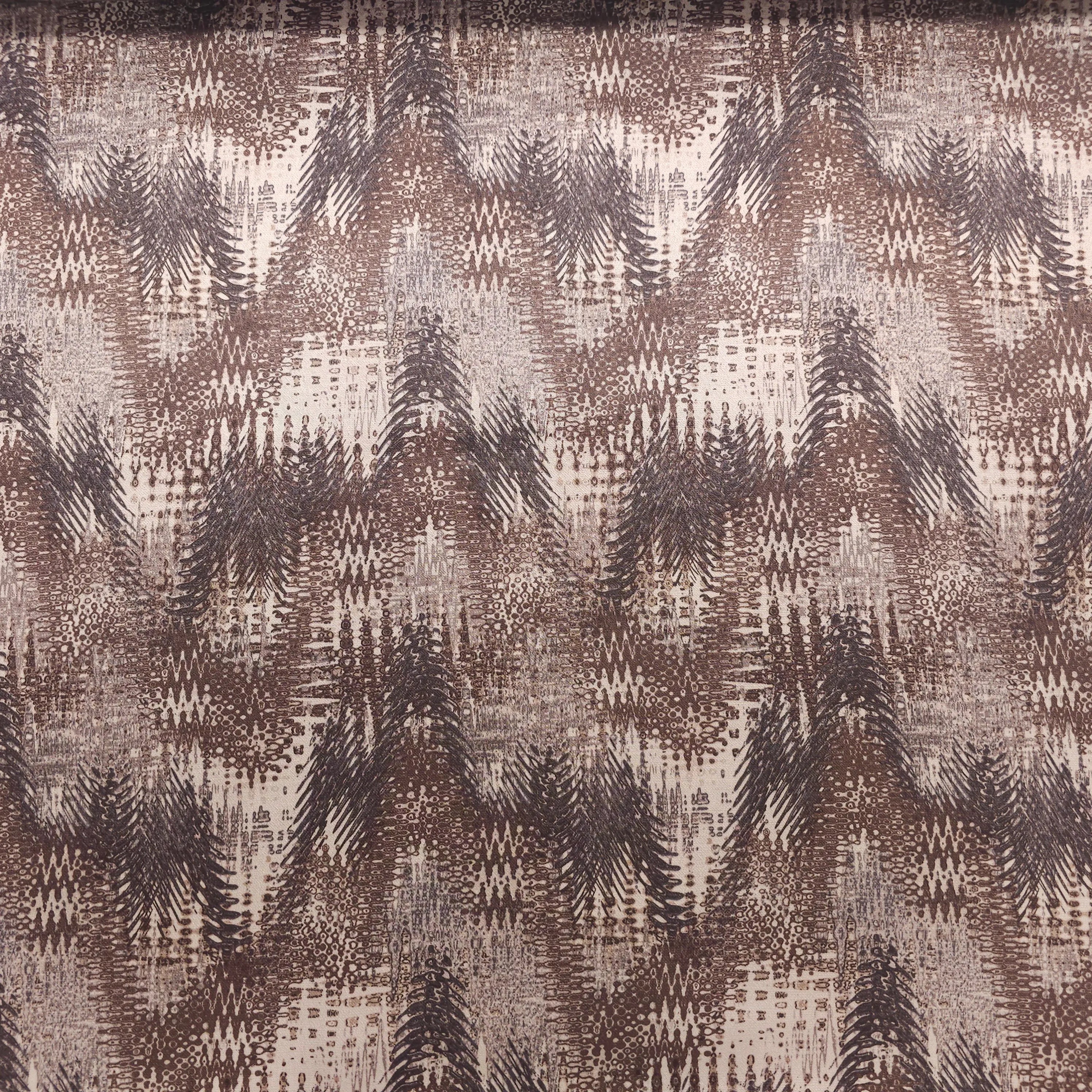 Viskose Satin sand abstrakt CSM-STOFFE
