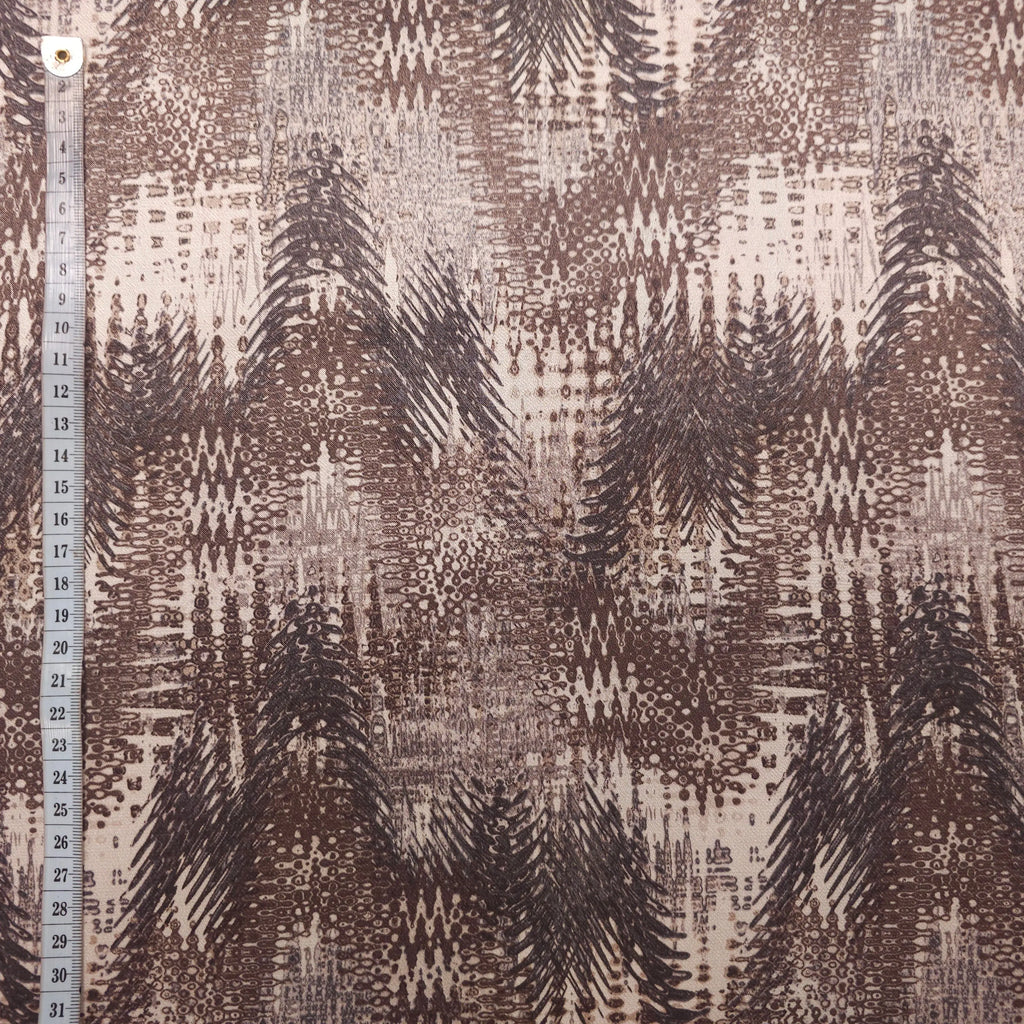 Viskose Satin sand abstrakt CSM-STOFFE