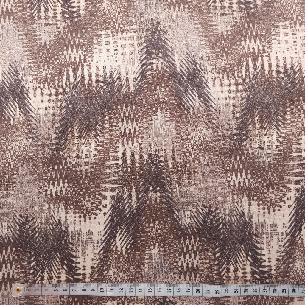 Viskose Satin sand abstrakt CSM-STOFFE