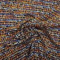Viskose Twill blau abstrakt CSM-STOFFE