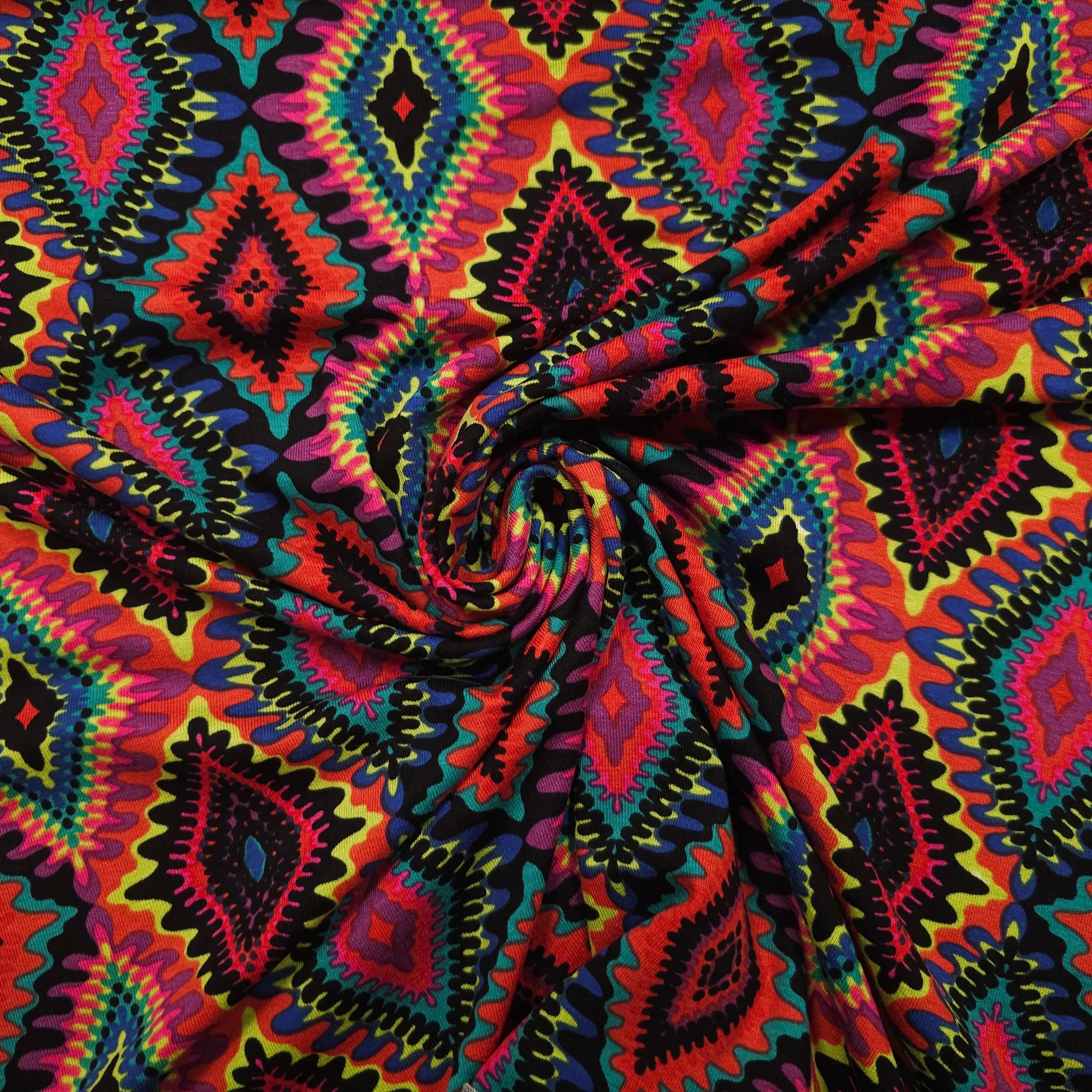 Viskosejersey Rauten CSM-STOFFE