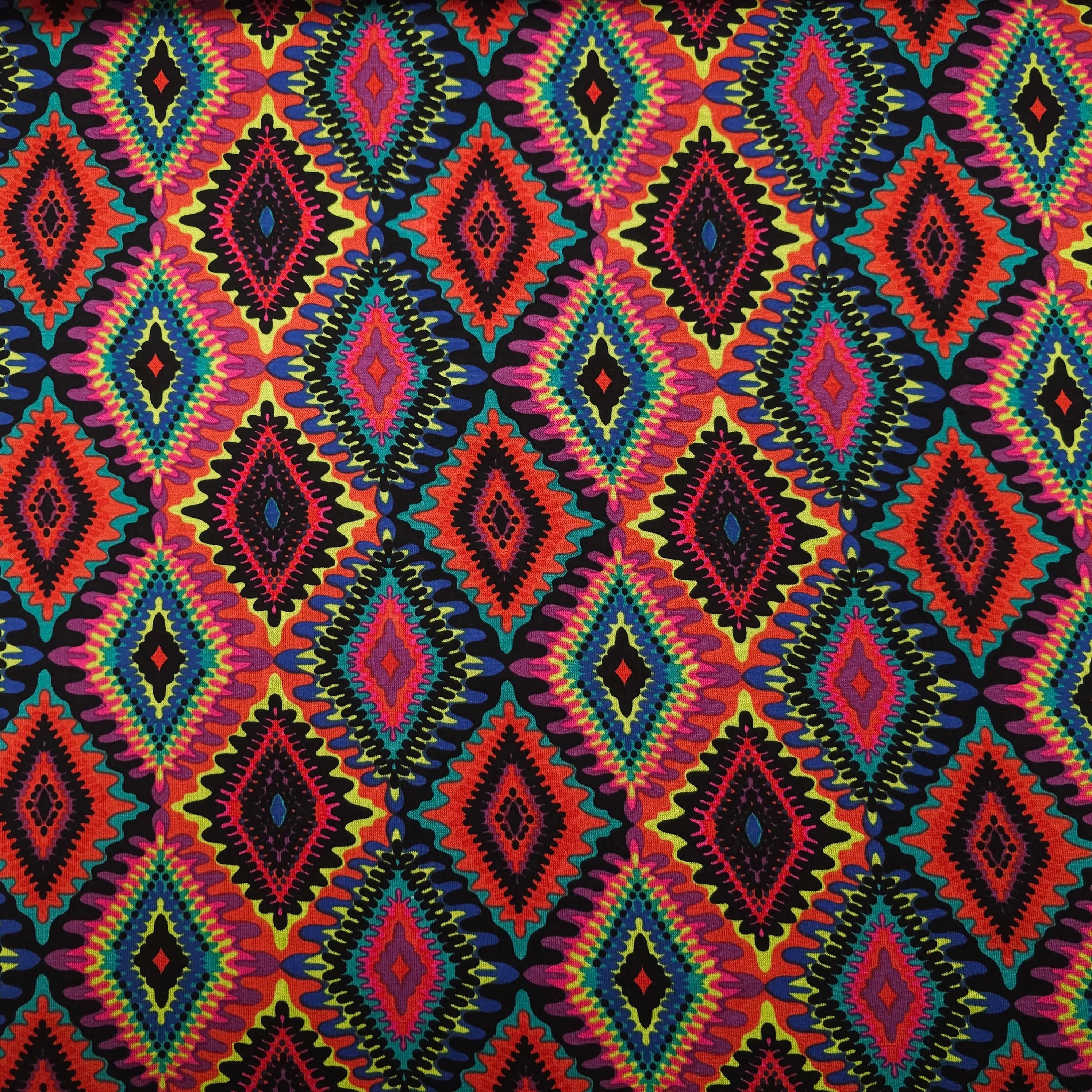 Viskosejersey Rauten CSM-STOFFE