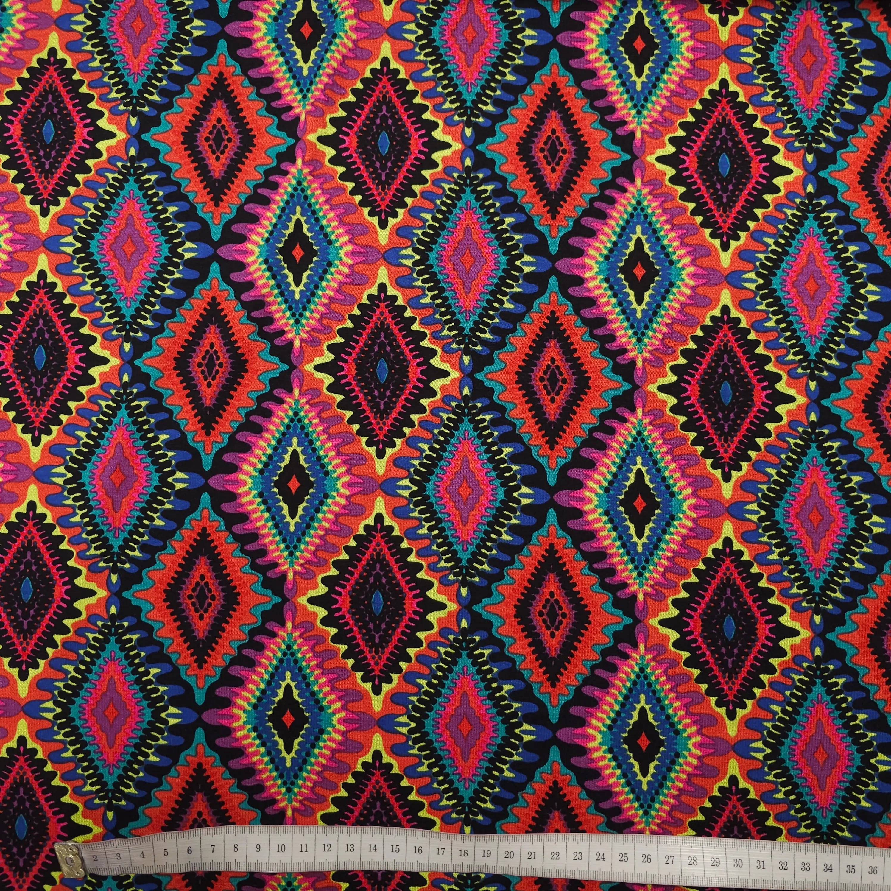 Viskosejersey Rauten CSM-STOFFE