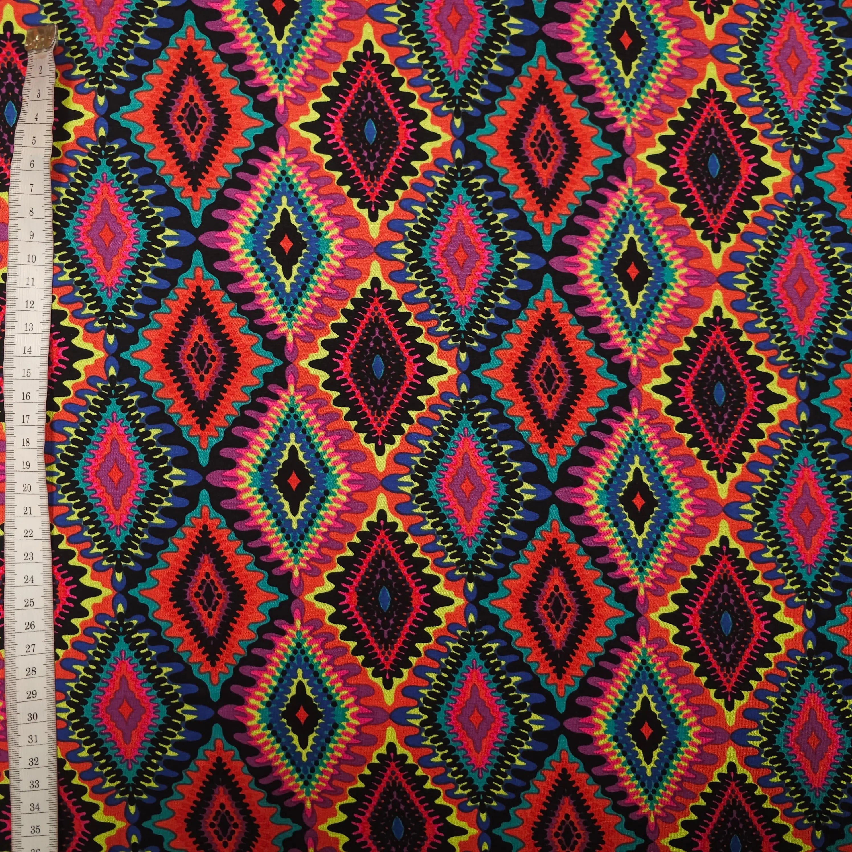 Viskosejersey Rauten CSM-STOFFE