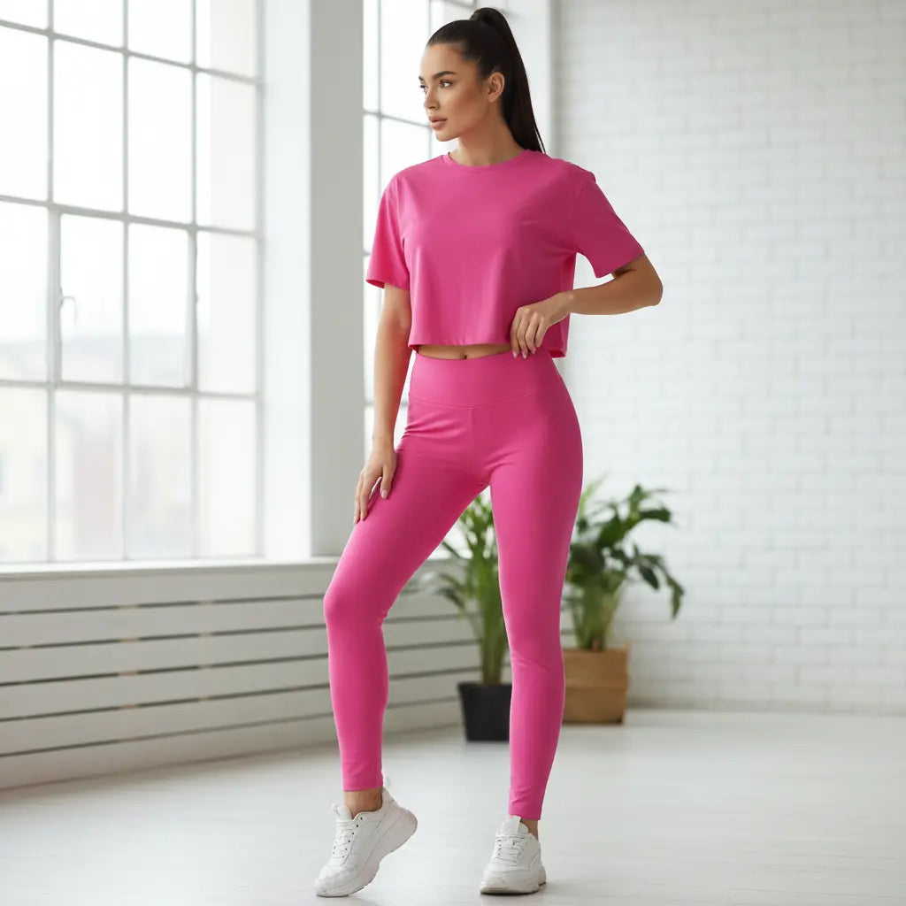 Leggings in Pink