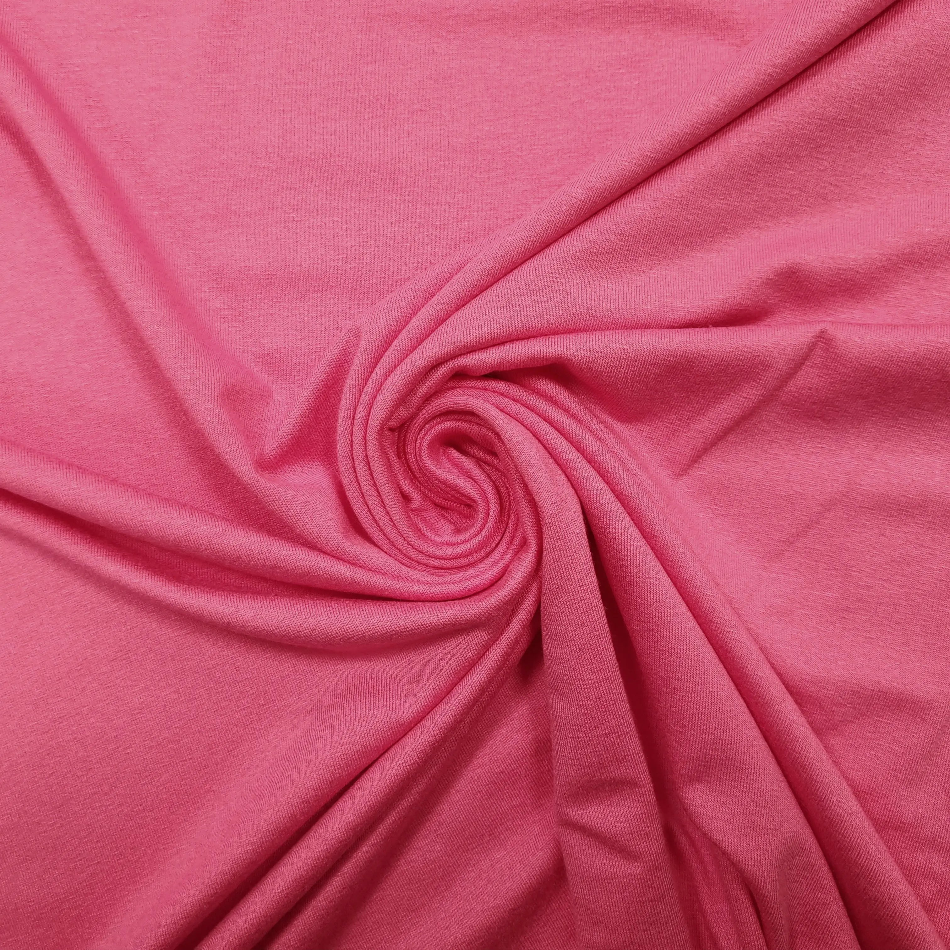 Viskosejersey uni pink CSM-STOFFE