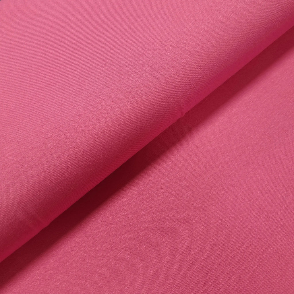 Viskosejersey uni pink CSM-STOFFE