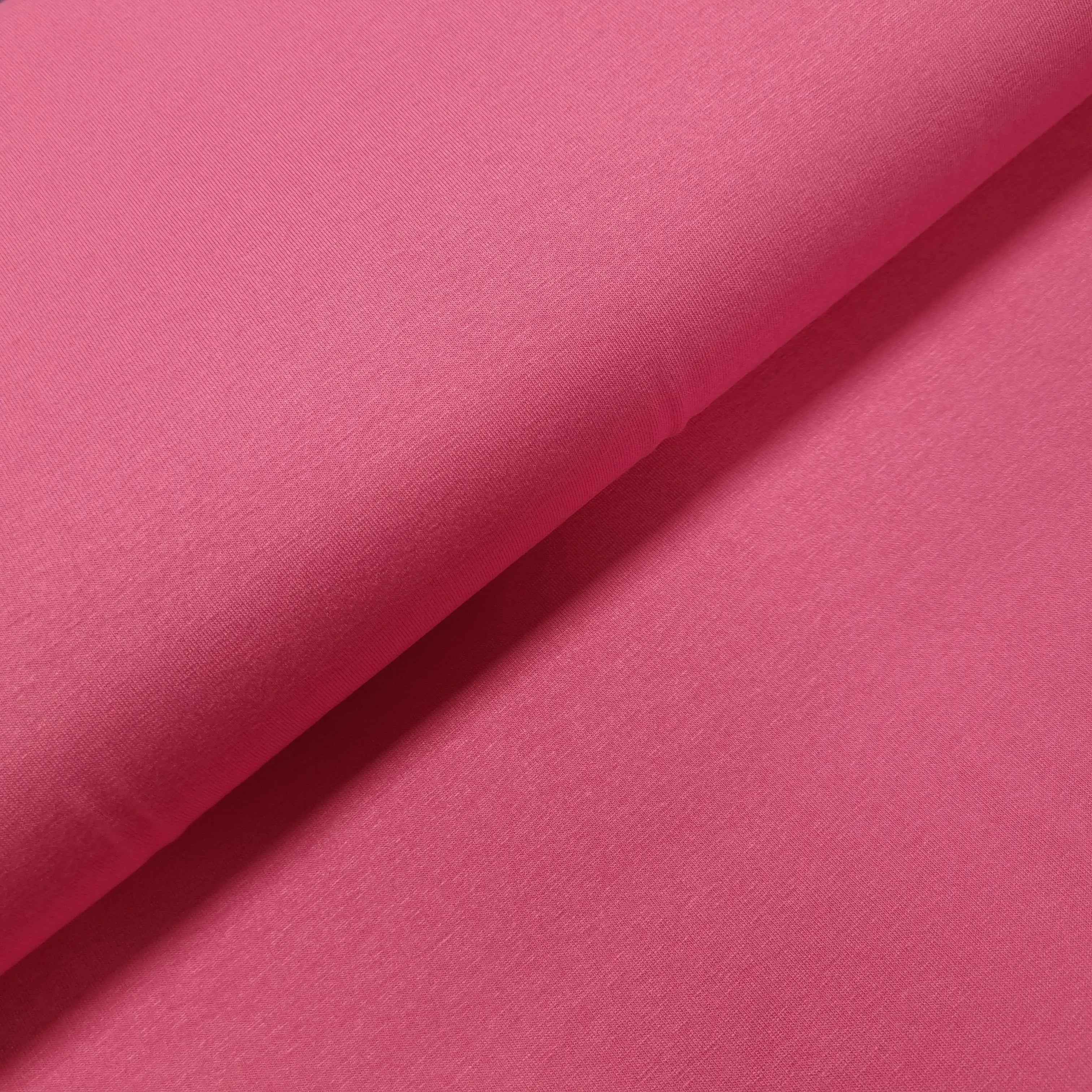 Viskosejersey uni pink CSM-STOFFE