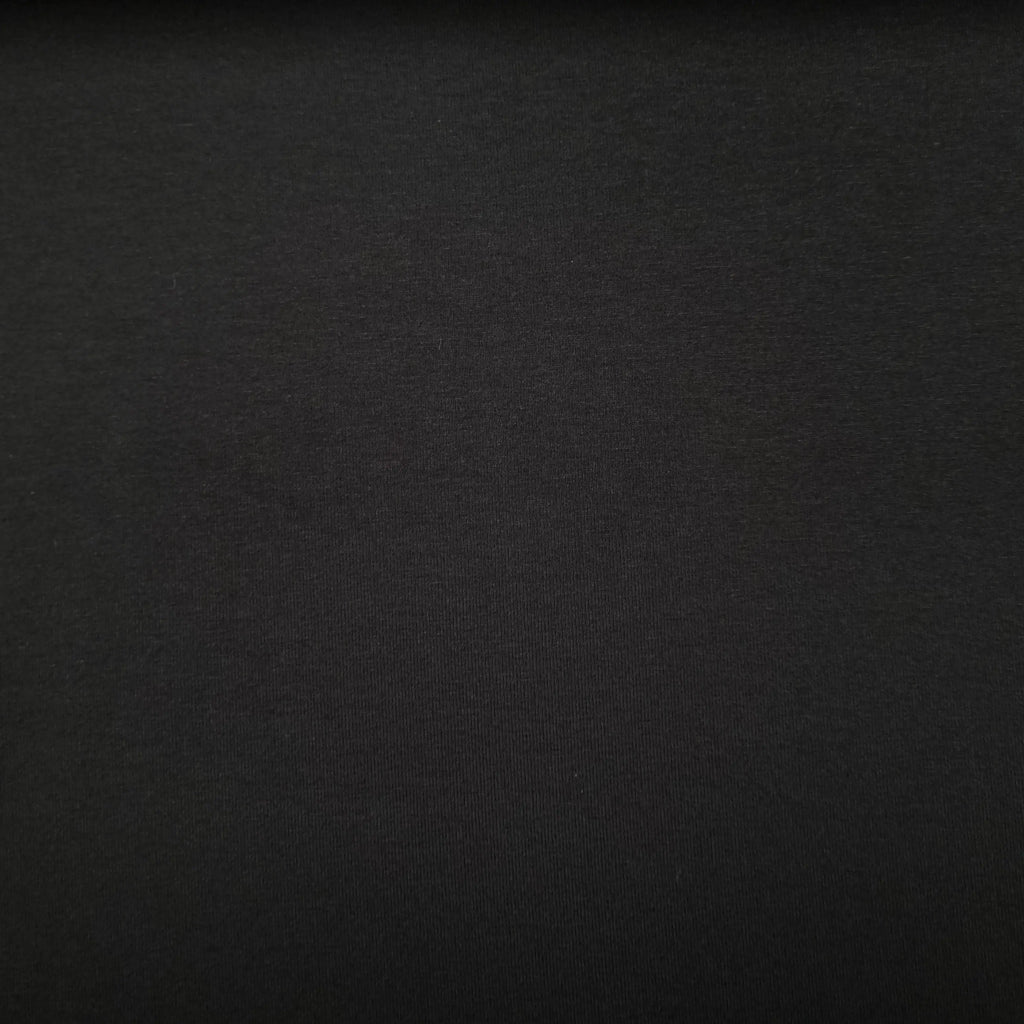 Viskosejersey uni schwarz CSM-STOFFE