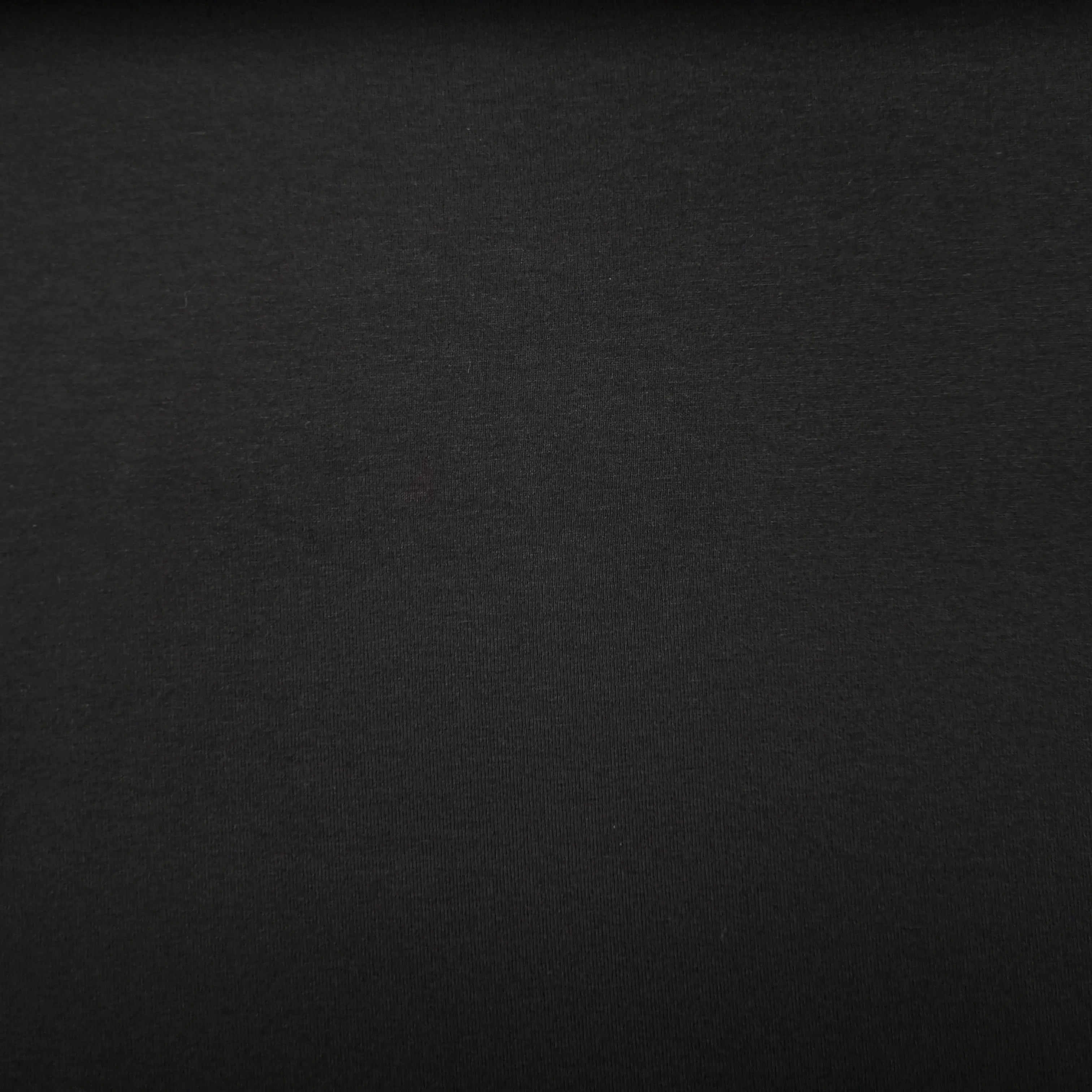Viskosejersey uni schwarz CSM-STOFFE